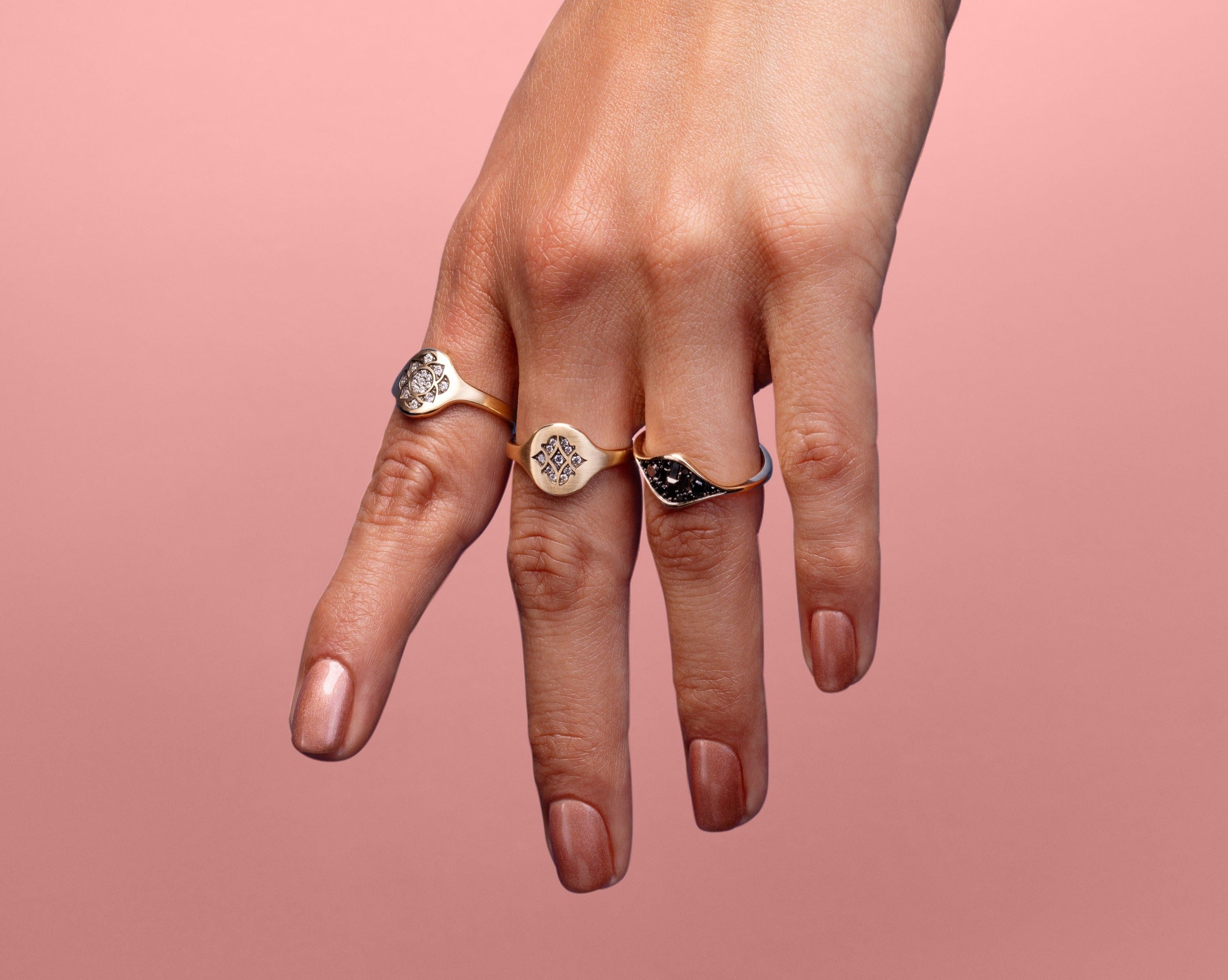 Diamond Mandala Ring