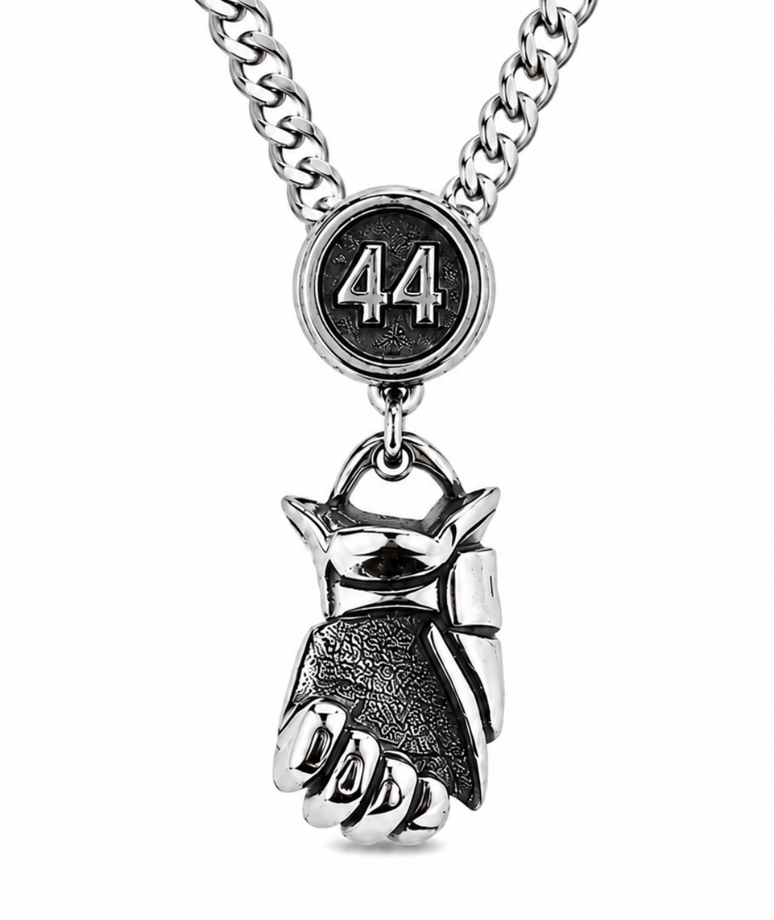 Personalized Sterling Silver Hockey Glove Pendant