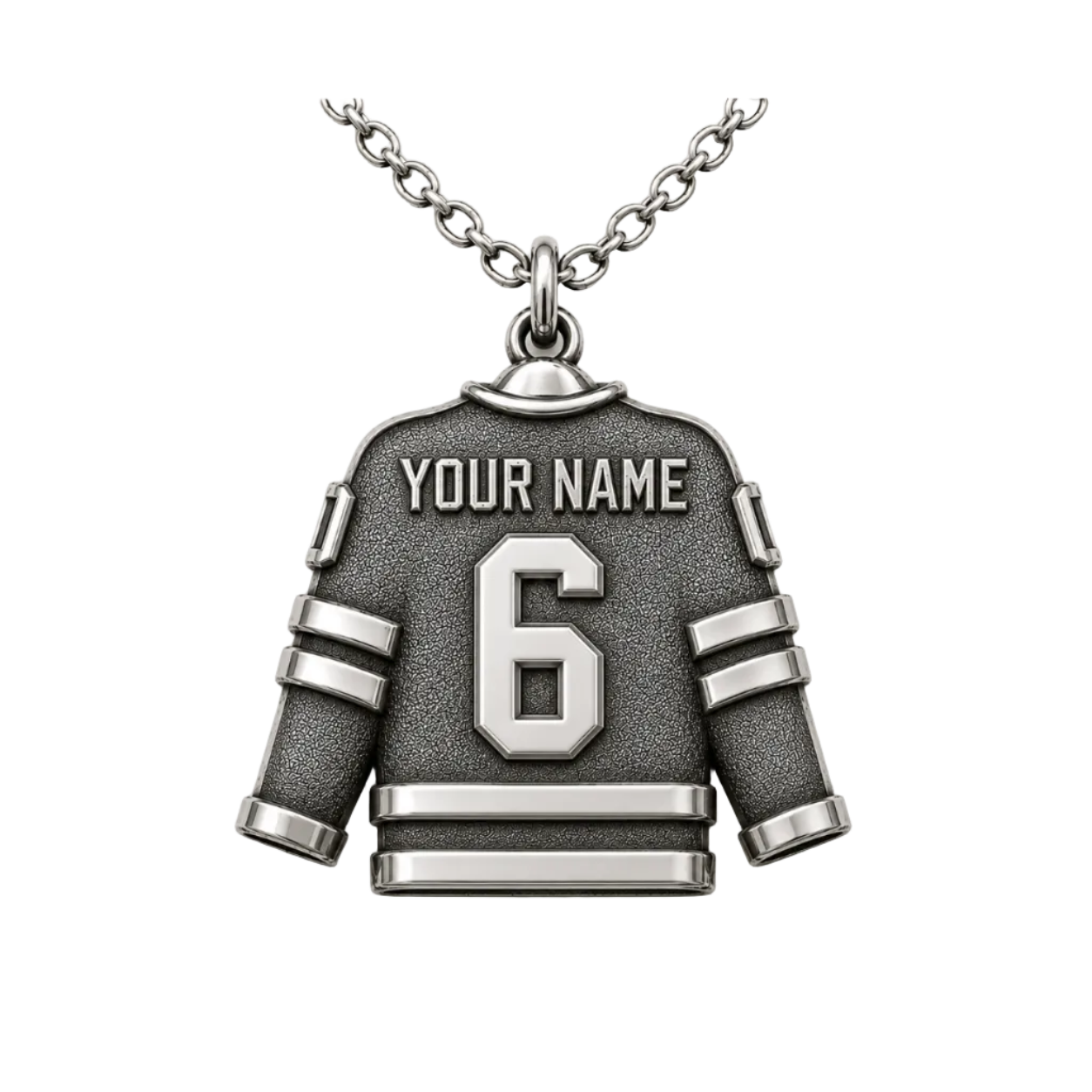 Personalized Hockey Jersey Pendant