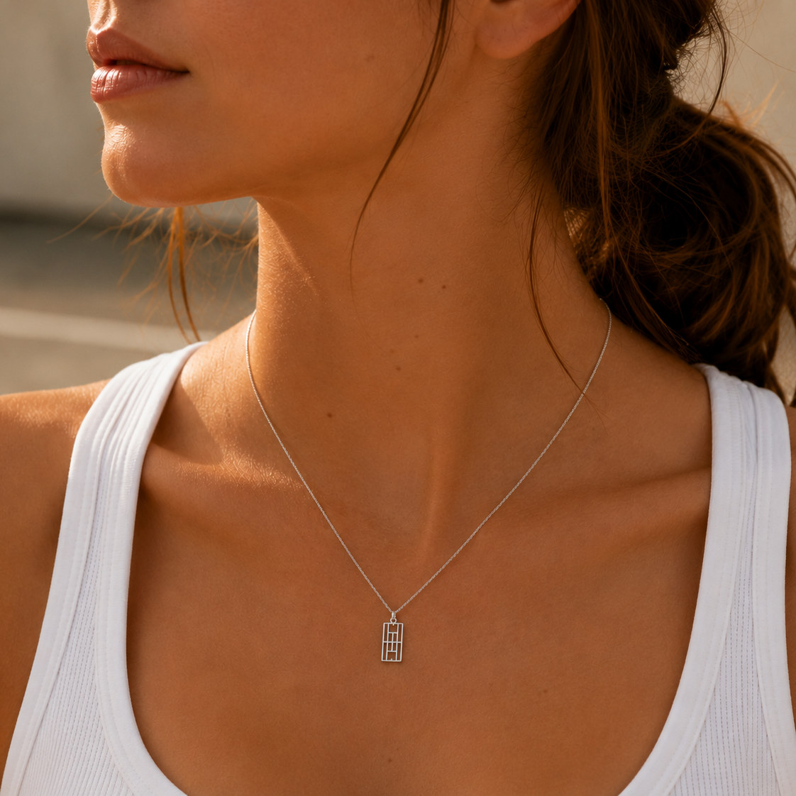 Collier de court de tennis