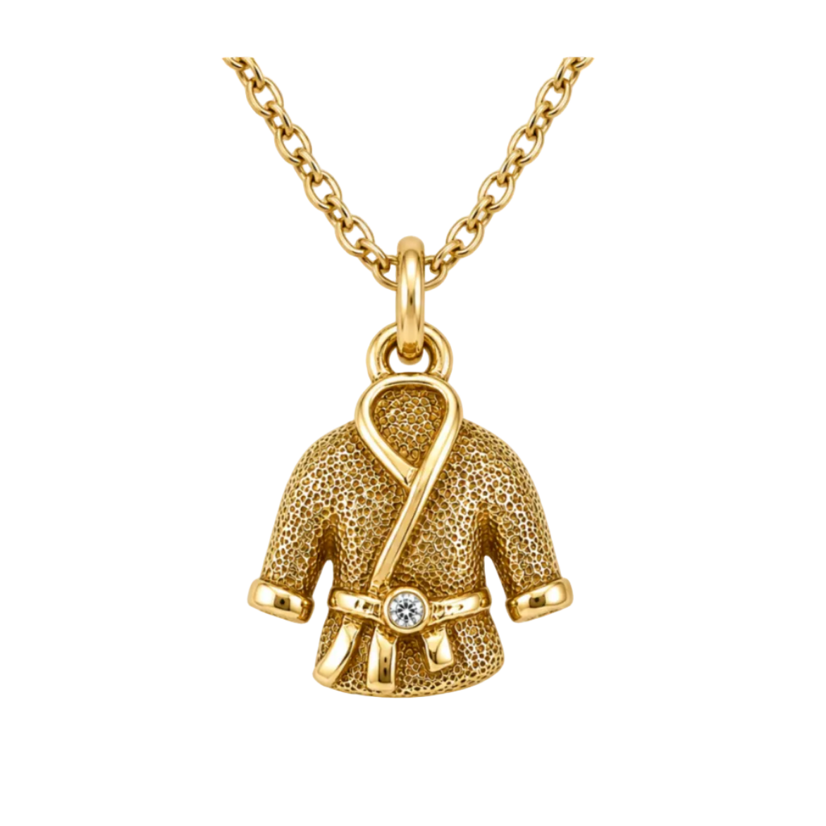 14K Gold Martial Art Gi Pendant