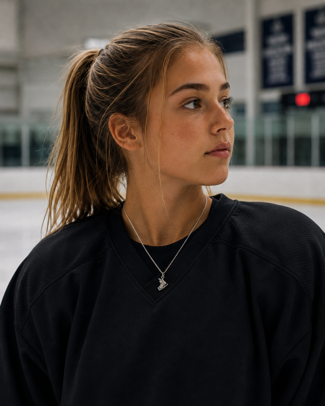 Hockey Skate Necklace