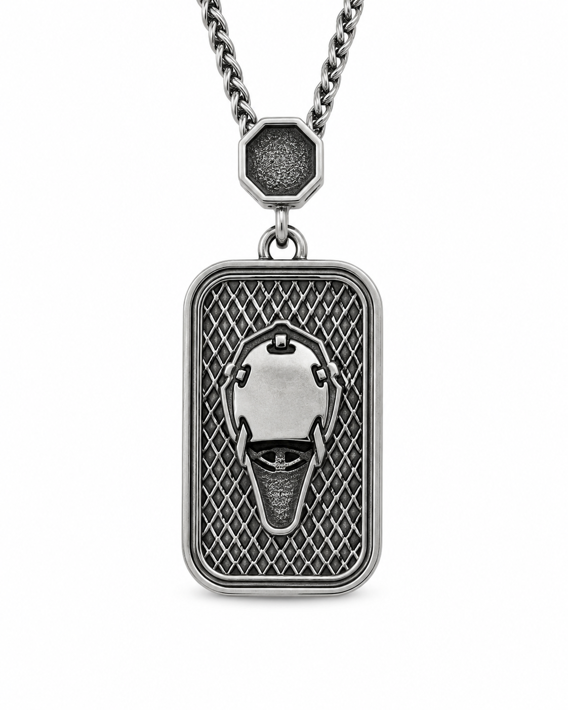 Sterling Silver Hockey goalie pendant