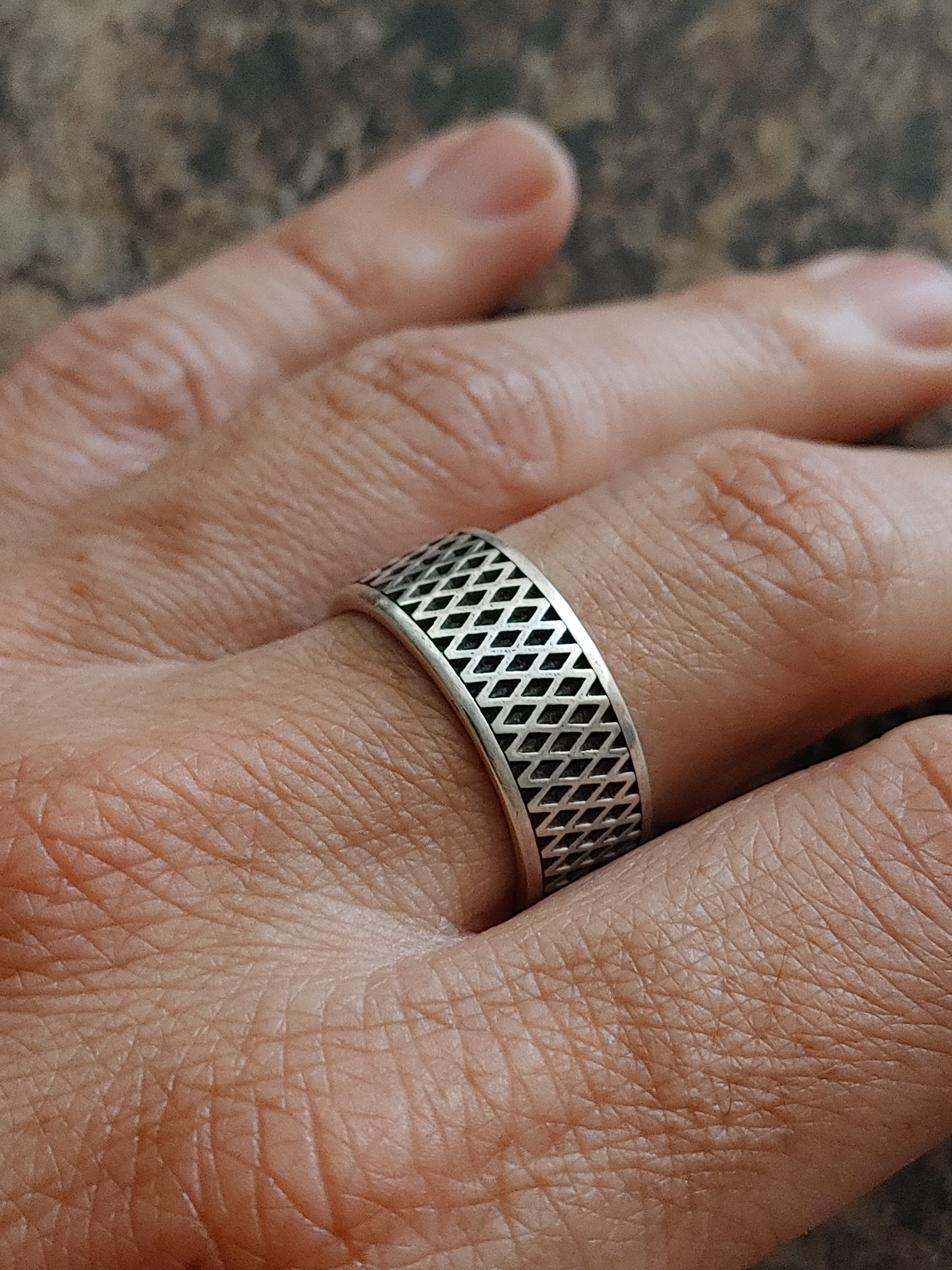 Hockey Puck Ring