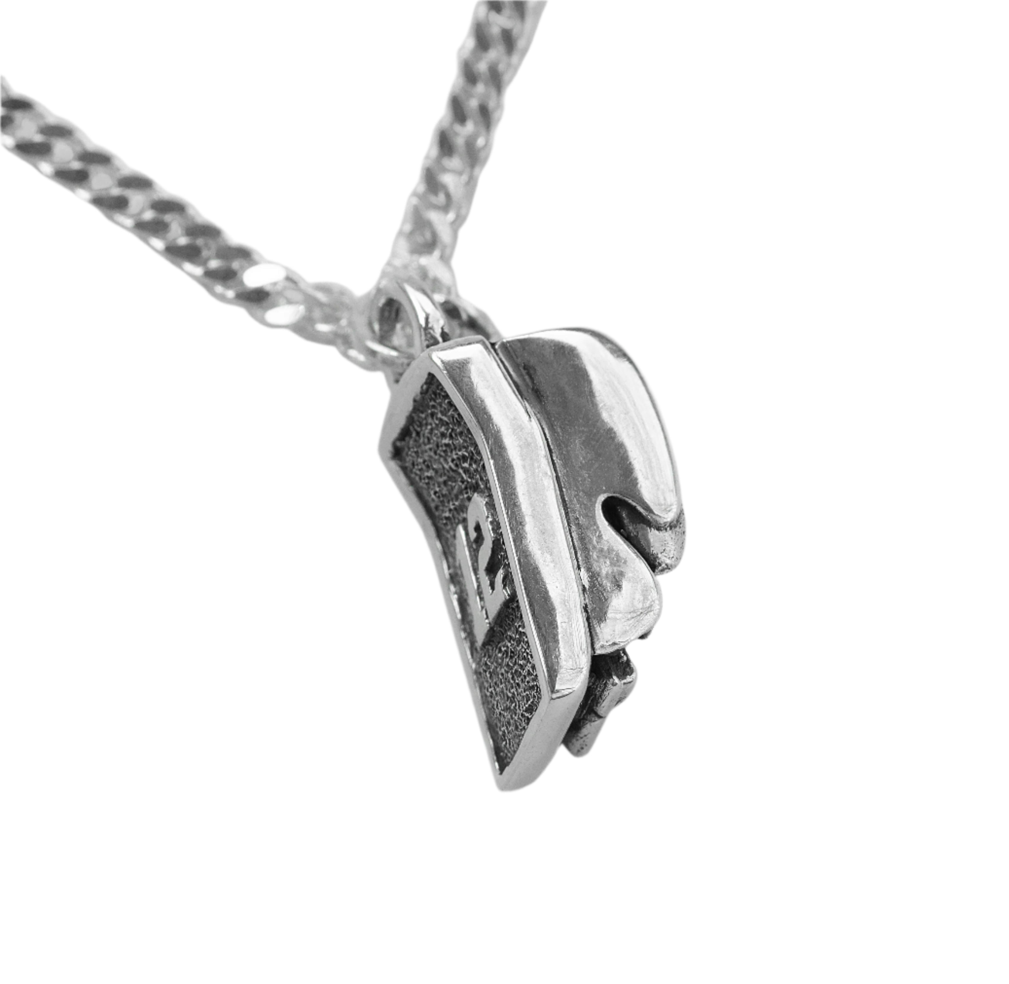 Personalized Sterling Silver Hockey Goalie Blocker