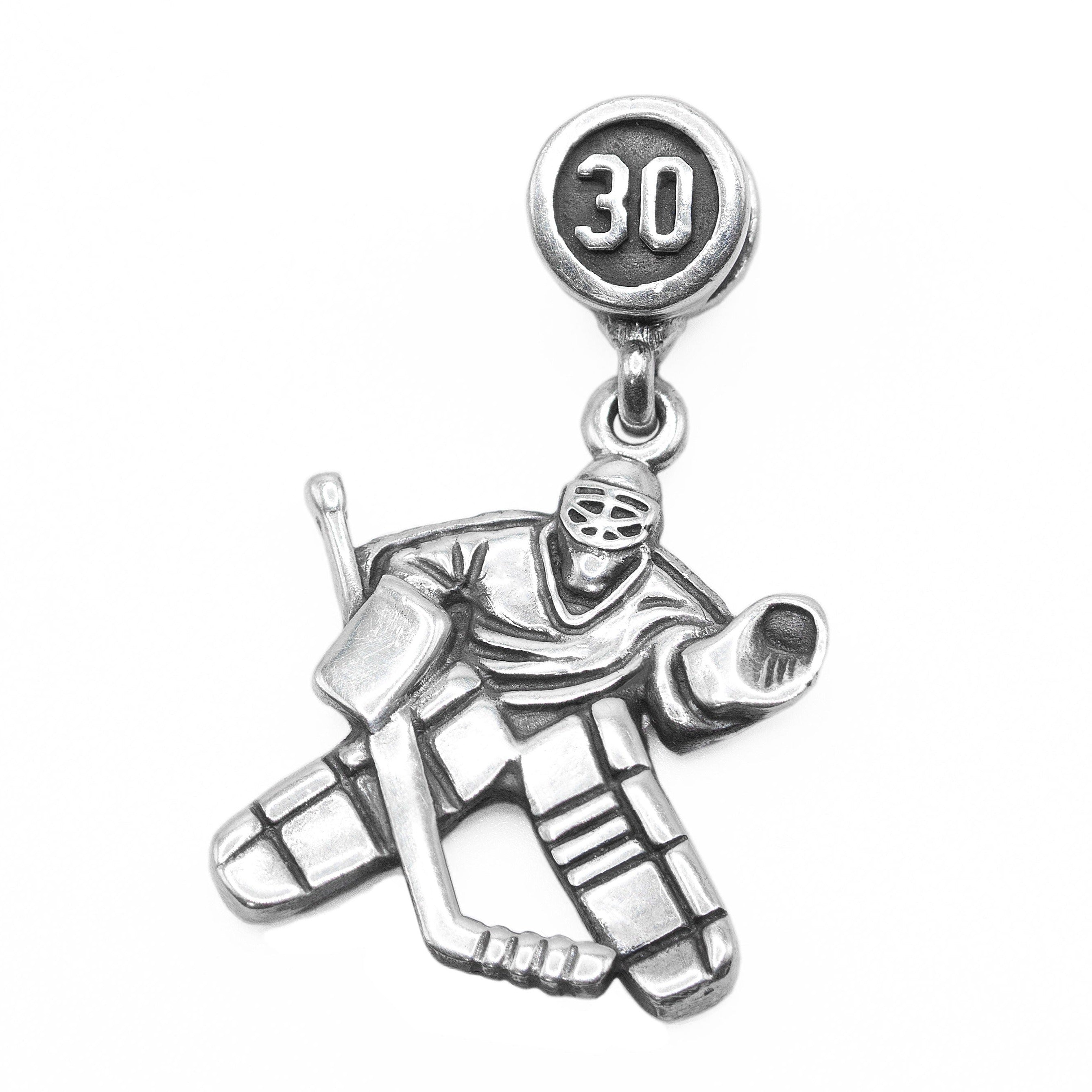 Personalized Hockey Goalie Pendant