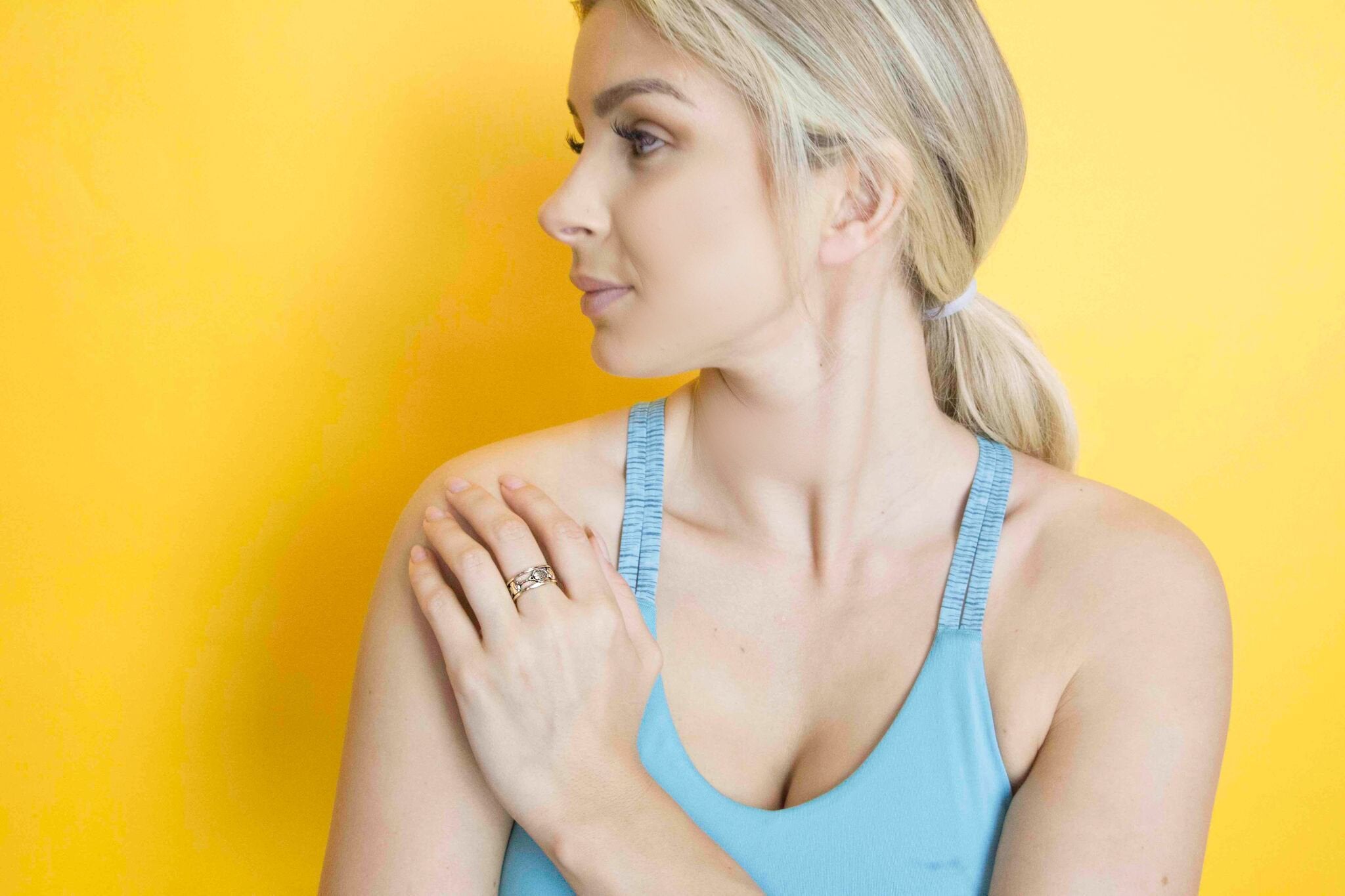 Tennisring, Tennisschmuck, Silber, Gold, Tennisgeschenk, Geschenk für sie, Abschlussgeschenk, Geschenk für Tennisspieler, Teenager-Geschenk, Tennis-Mama