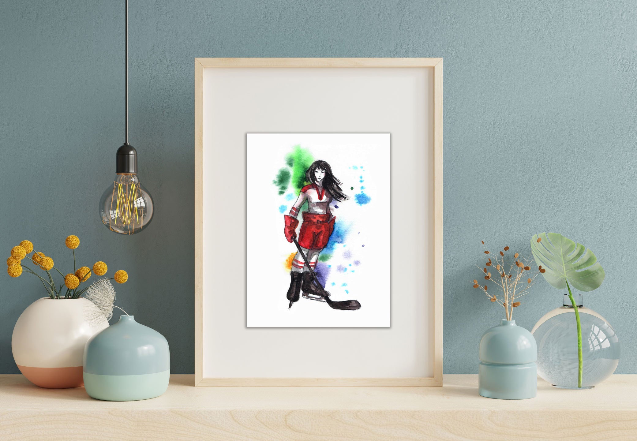 Fantasy-Hockey-Mädchen