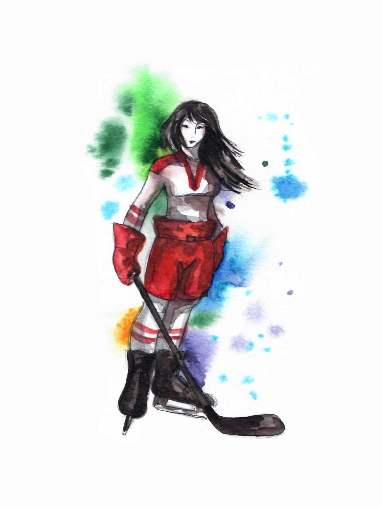 Fantasy-Hockey-Mädchen