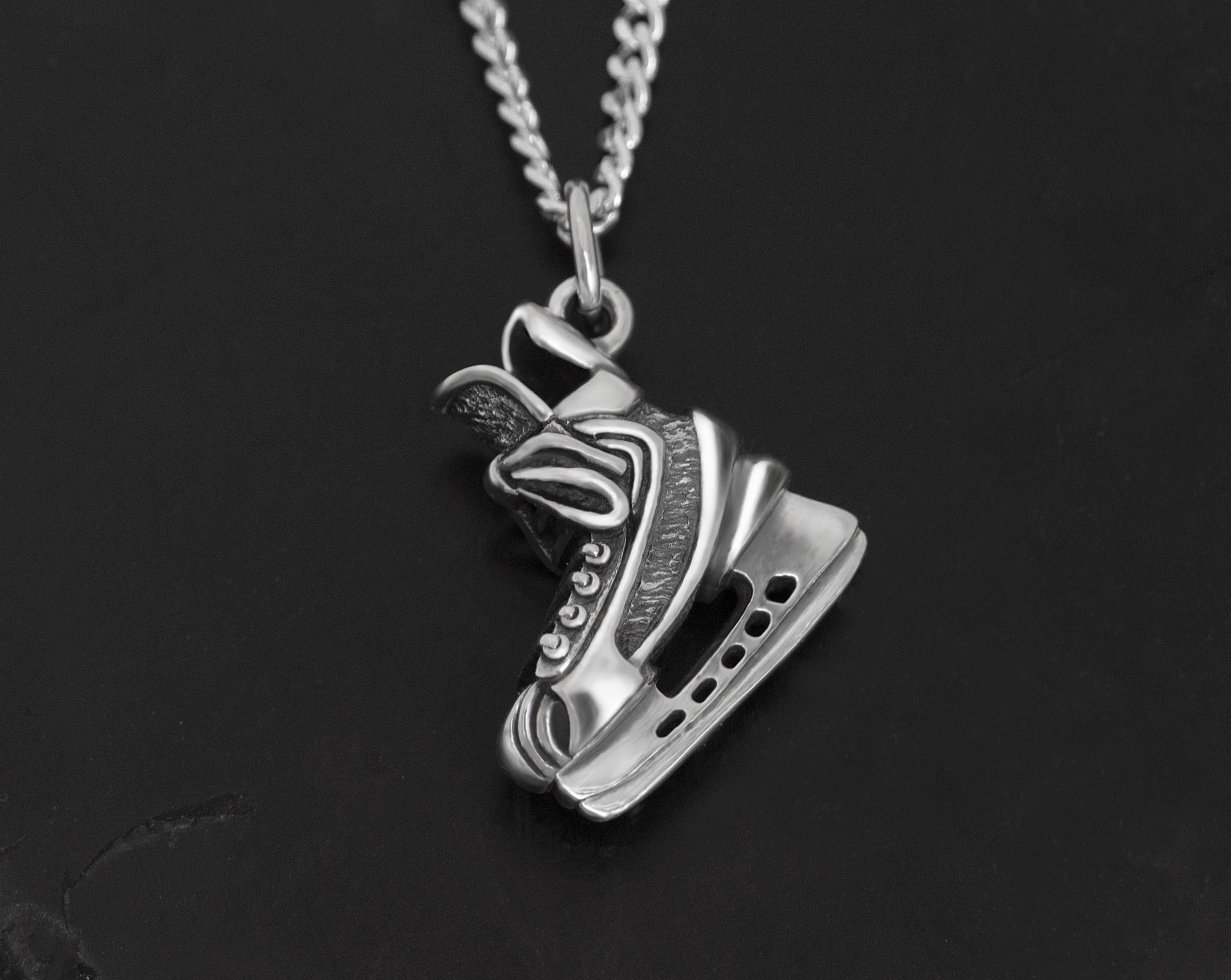 hockey skate pendant