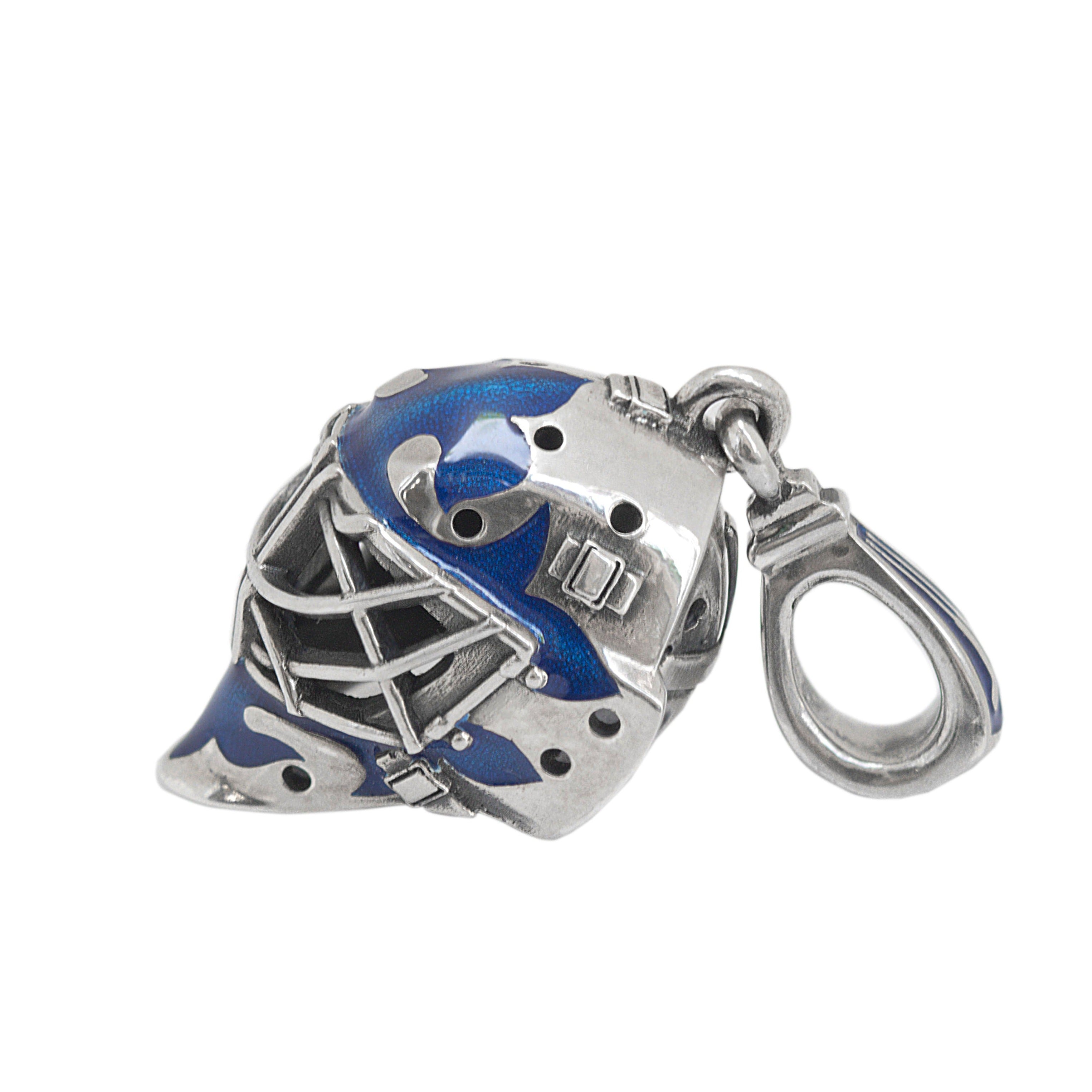 Quebec Hockey Goalie  Helmet Pendant