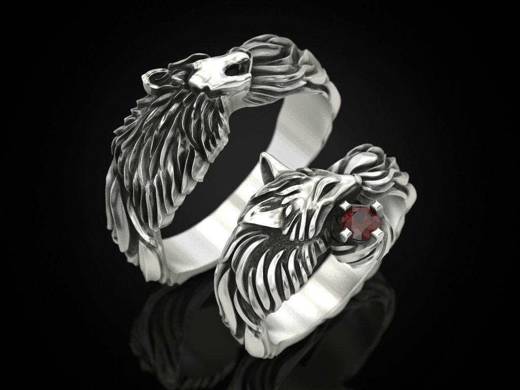 Ehering-Set Fuchs und Wolf