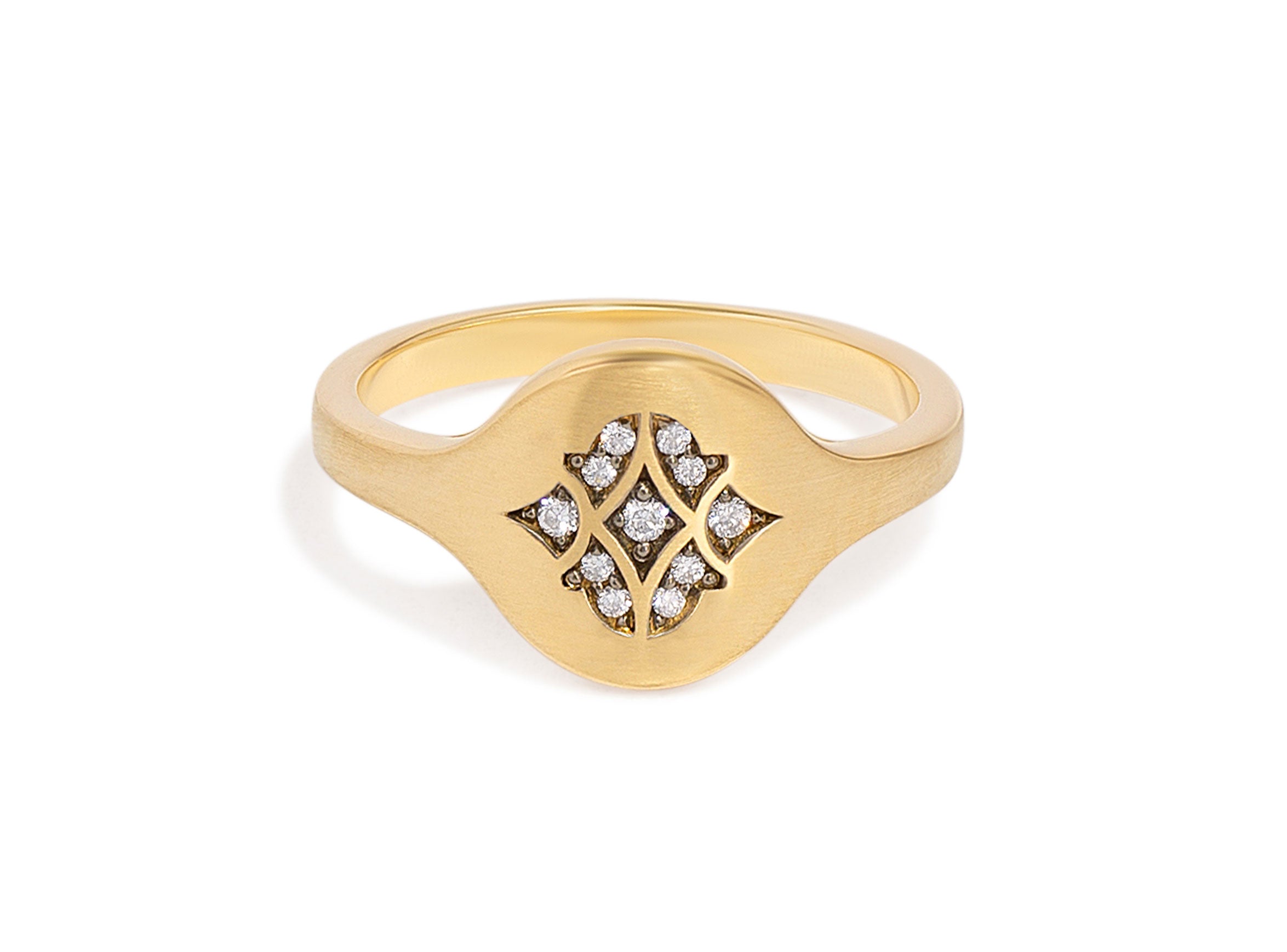 Diamond Mandala Ring