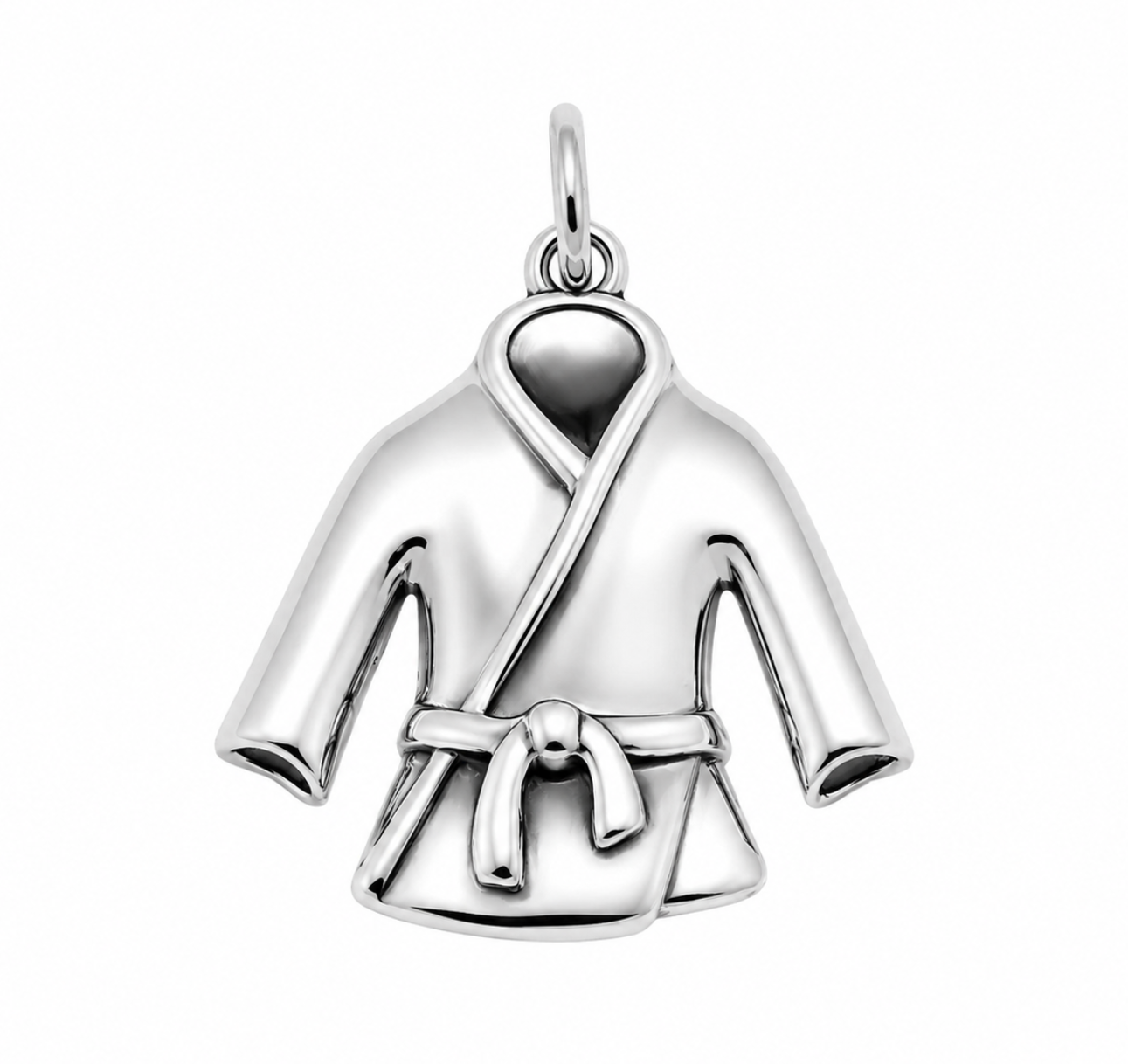Sterling Silver Martial Art Gi Pendant