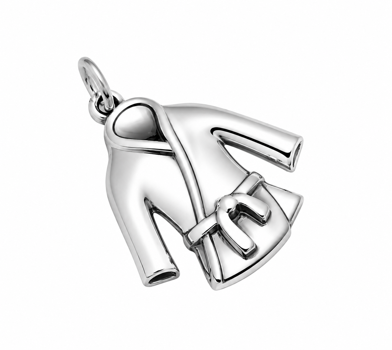 Sterling Silver Martial Art Gi Pendant
