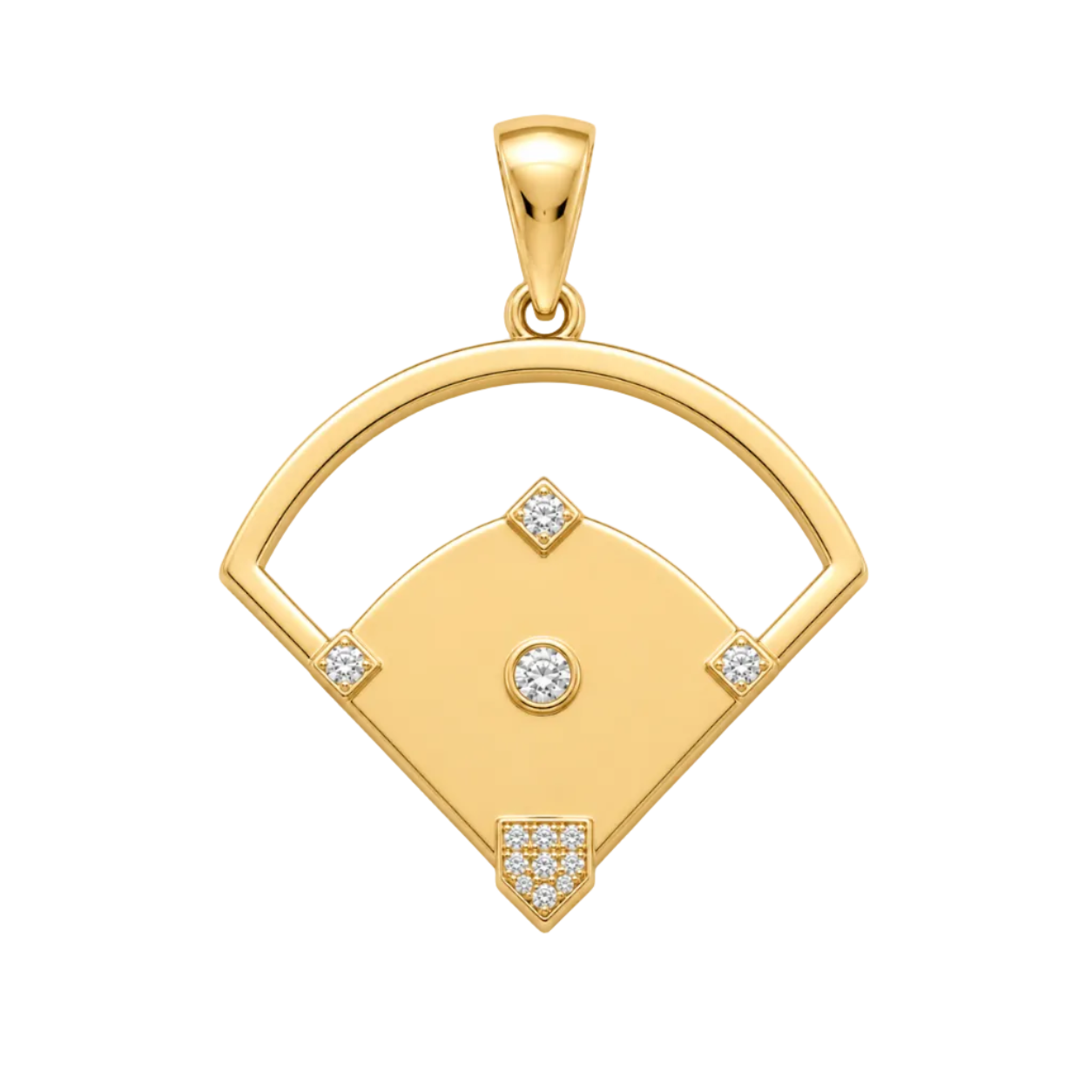 Collier de baseball en argent sterling