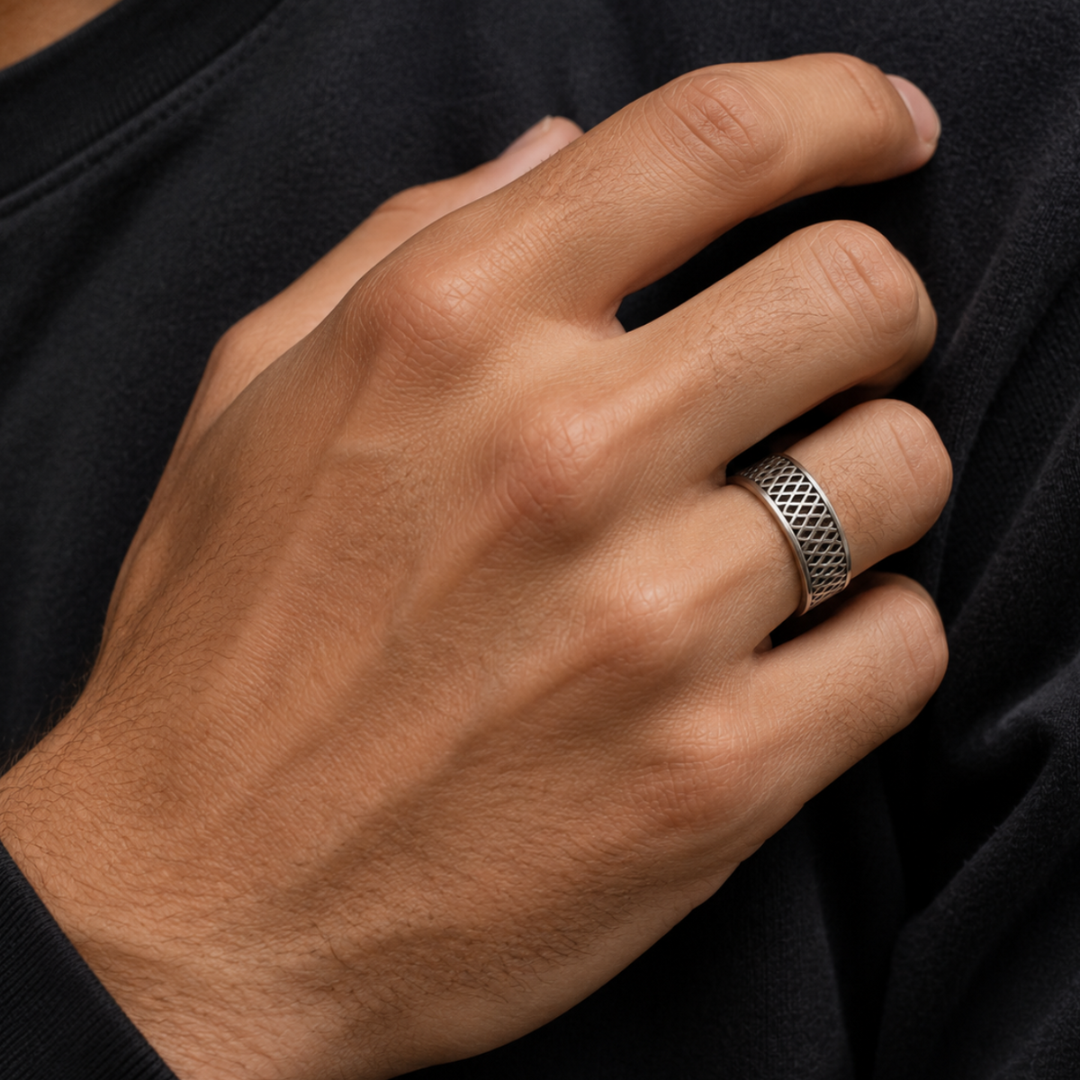 Hockey Puck Ring