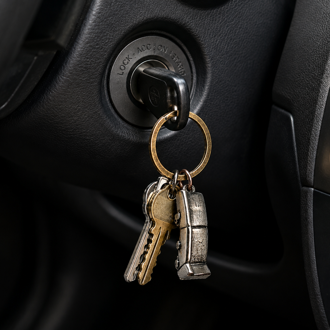 Hockey goalie pad keyring