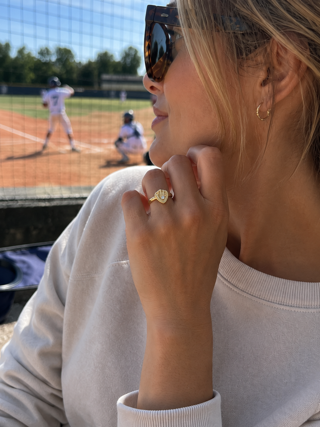 Baseball-Home-Plate-Anhänger