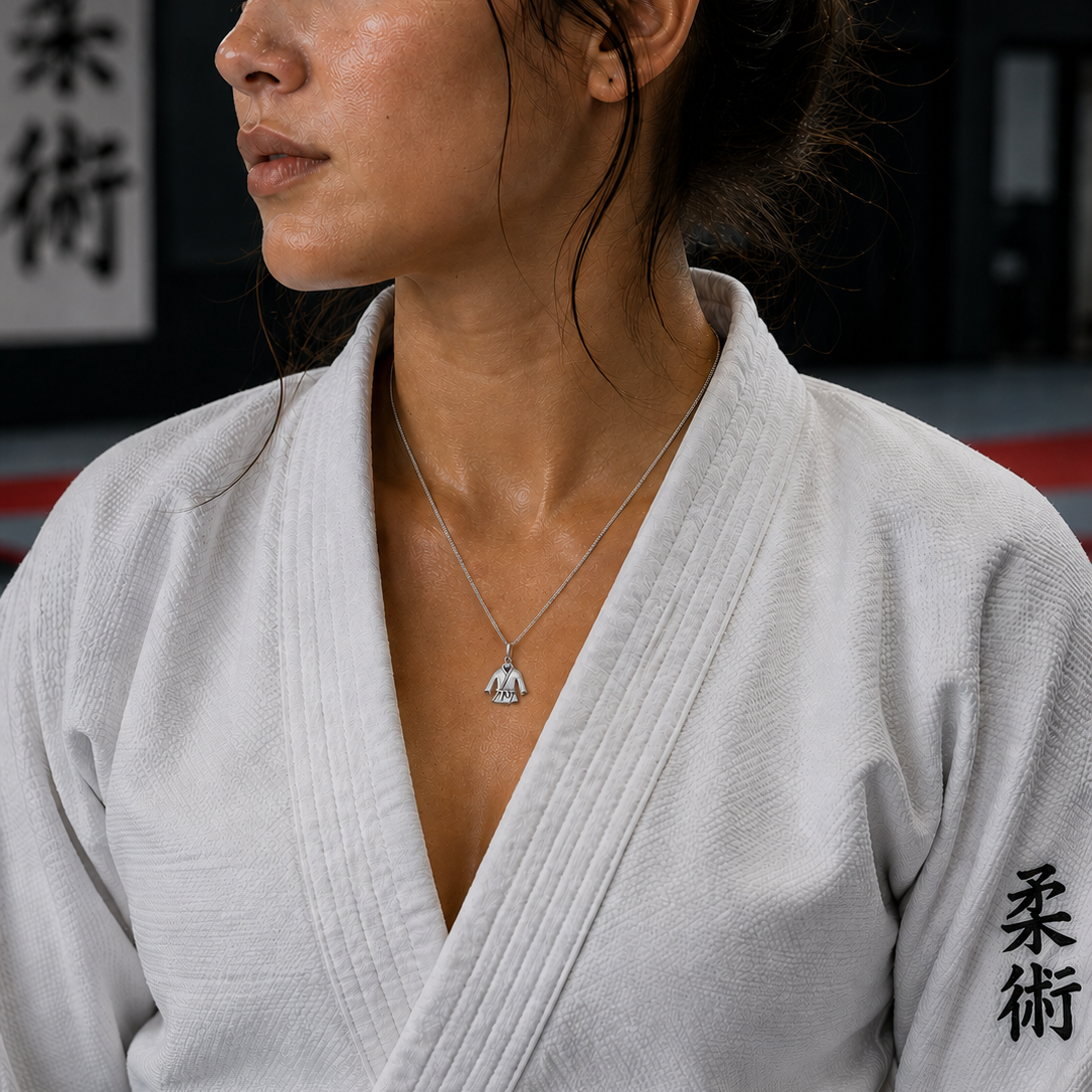 Sterling Silver Martial Art Gi Pendant