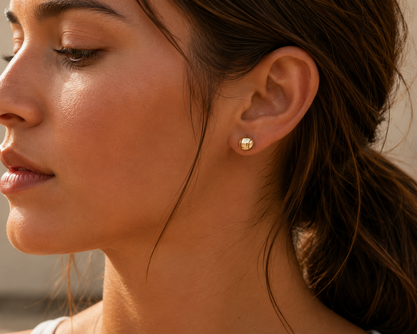 Boucles d'oreilles puces balle de tennis