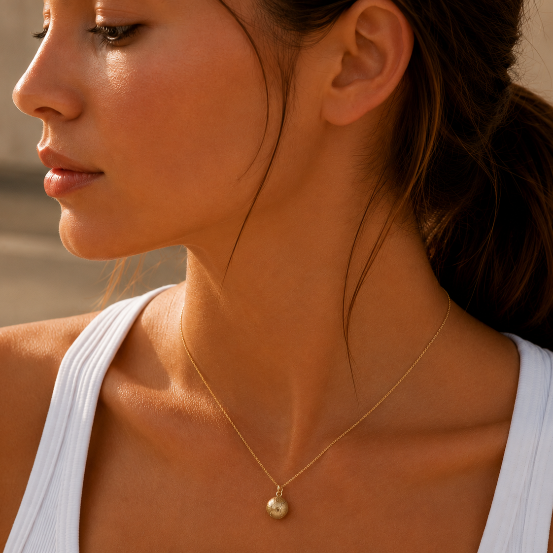 Collier balle de tennis