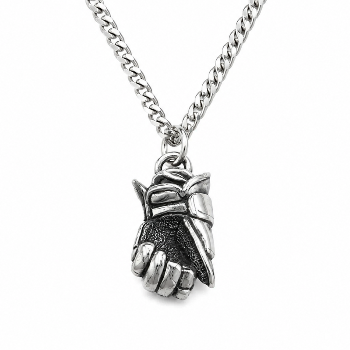 Personalisierter Hockeyhandschuh-Anhänger aus Sterlingsilber