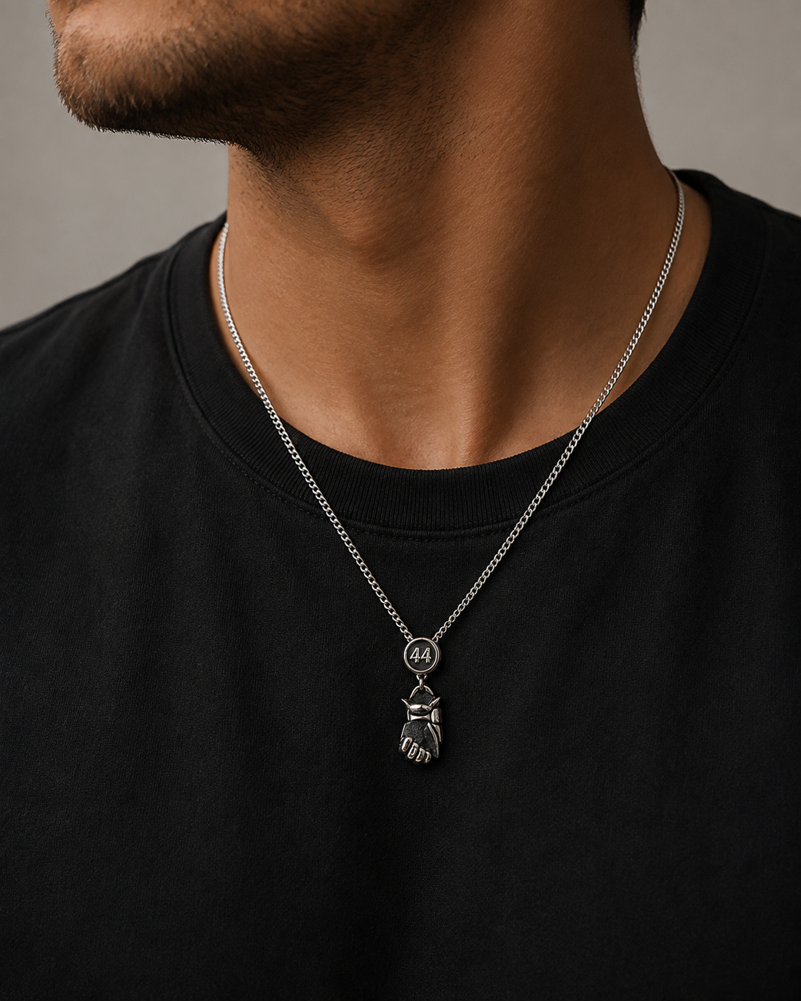Personalized Sterling Silver Hockey Glove Pendant