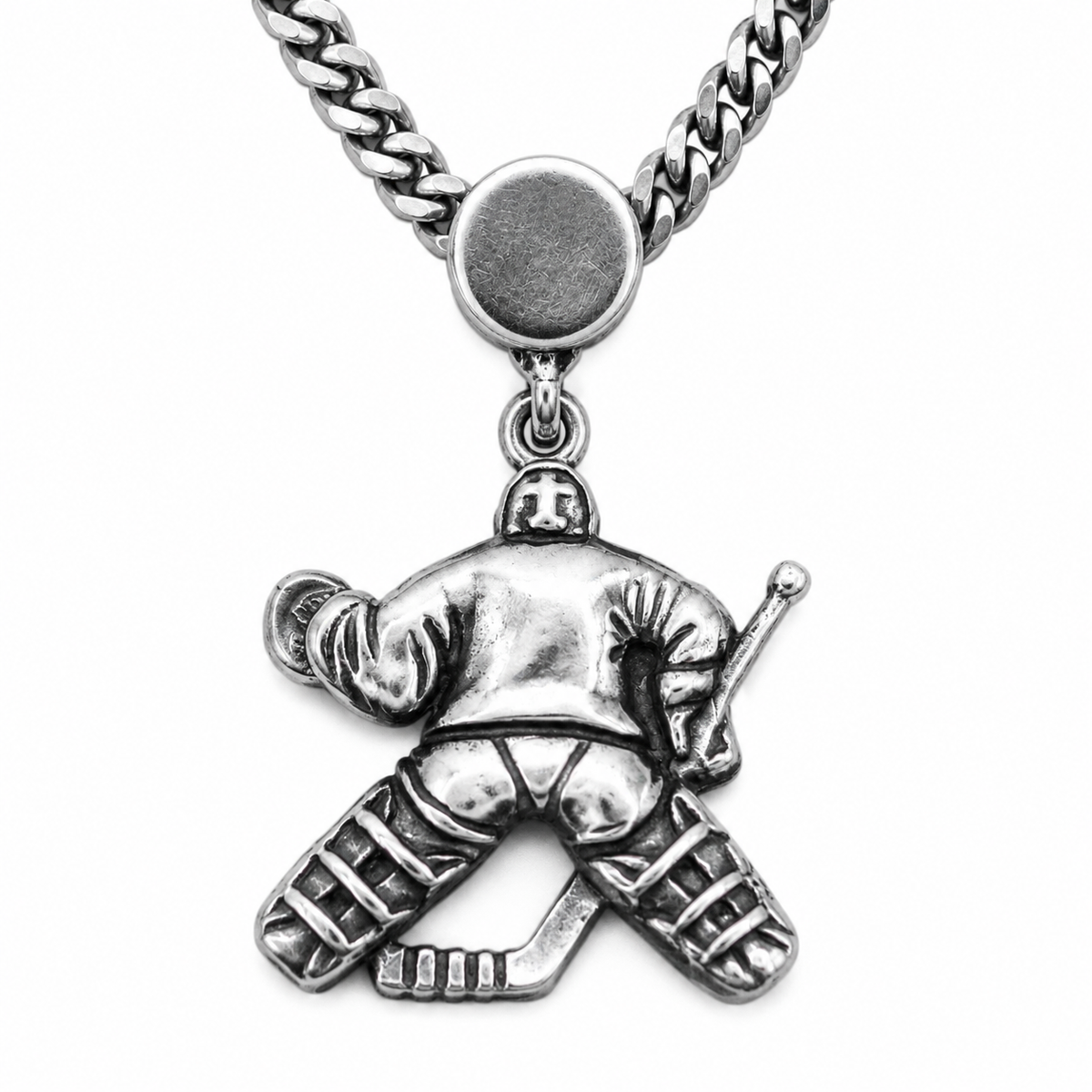 Personalized Hockey Goalie Pendant