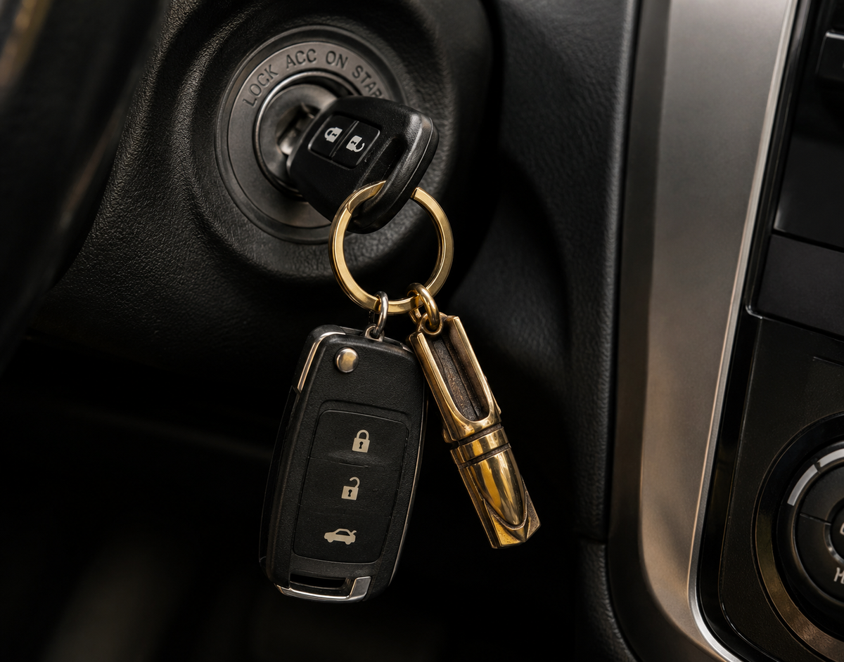 Bobsleigh key chain