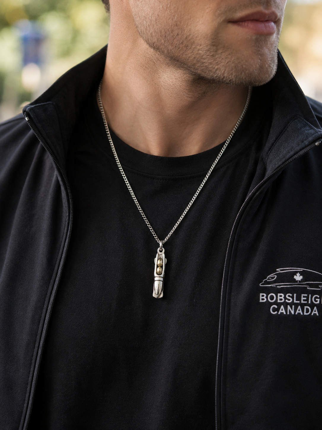 Bobsleigh pendant