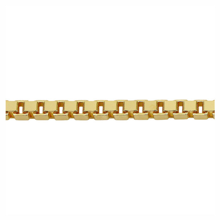 10K Yellow Gold box chain  1mm