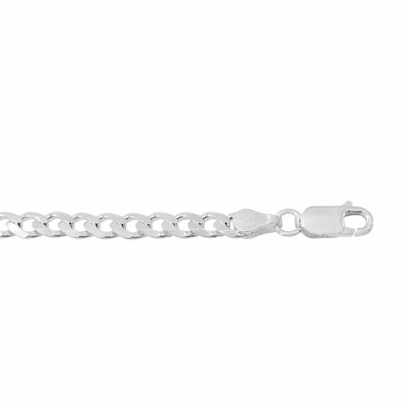 Sterling silver curb chain 3 mm