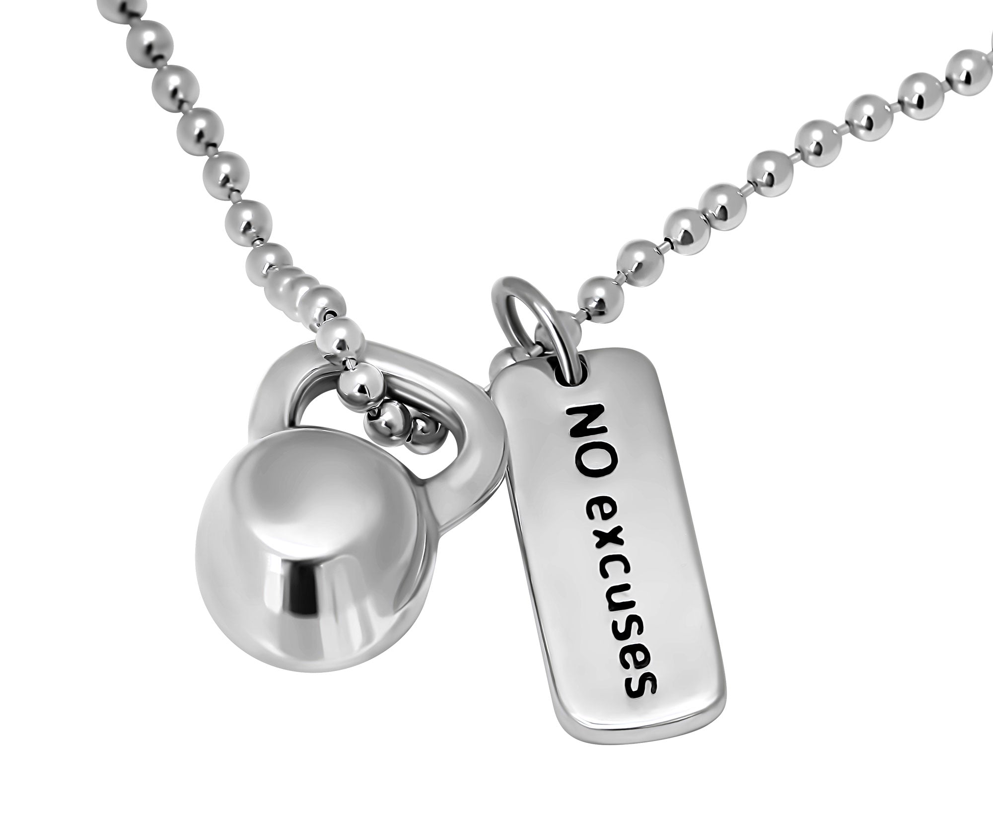 No excuses fitness pendant