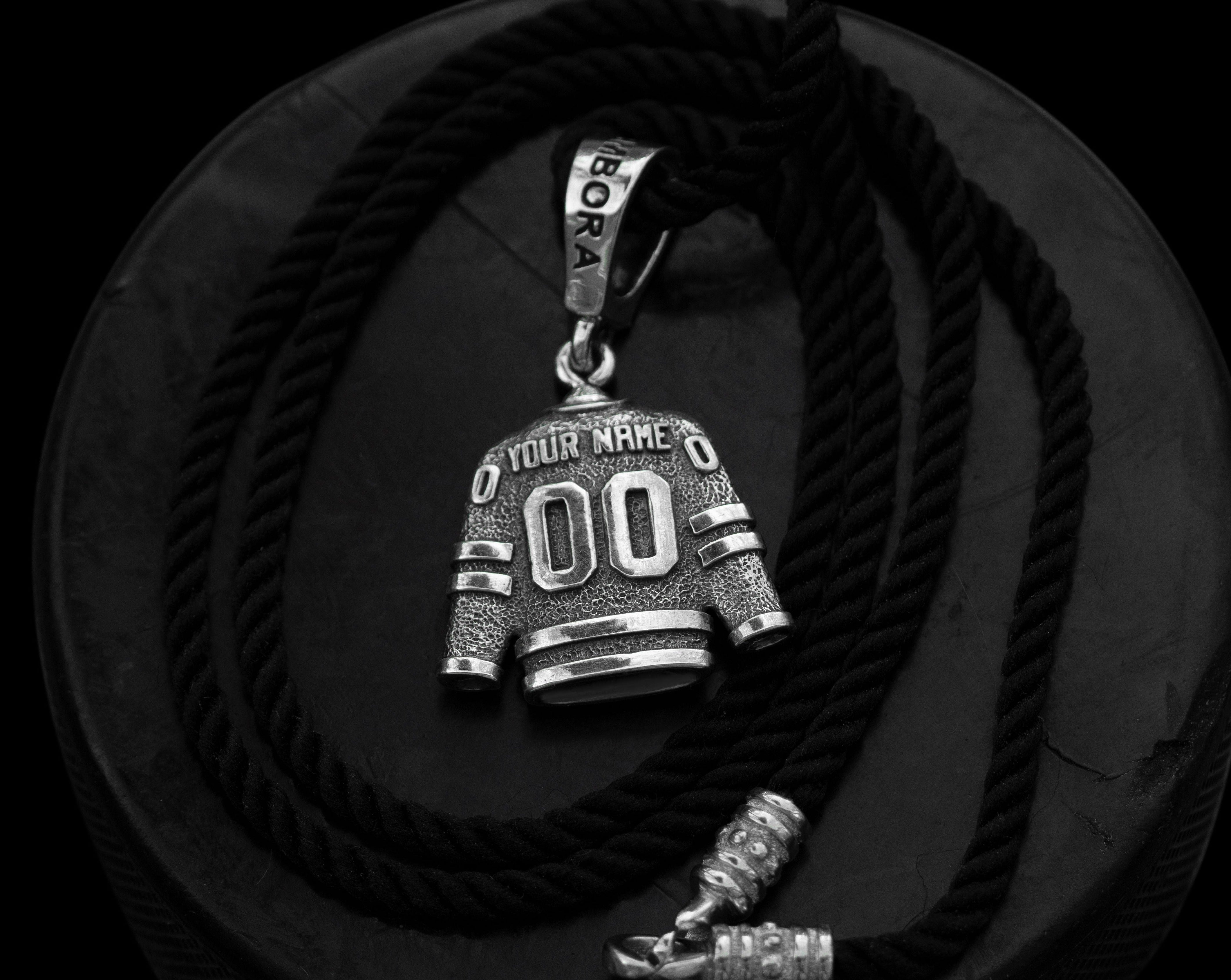 Personalized Hockey Jersey Pendant