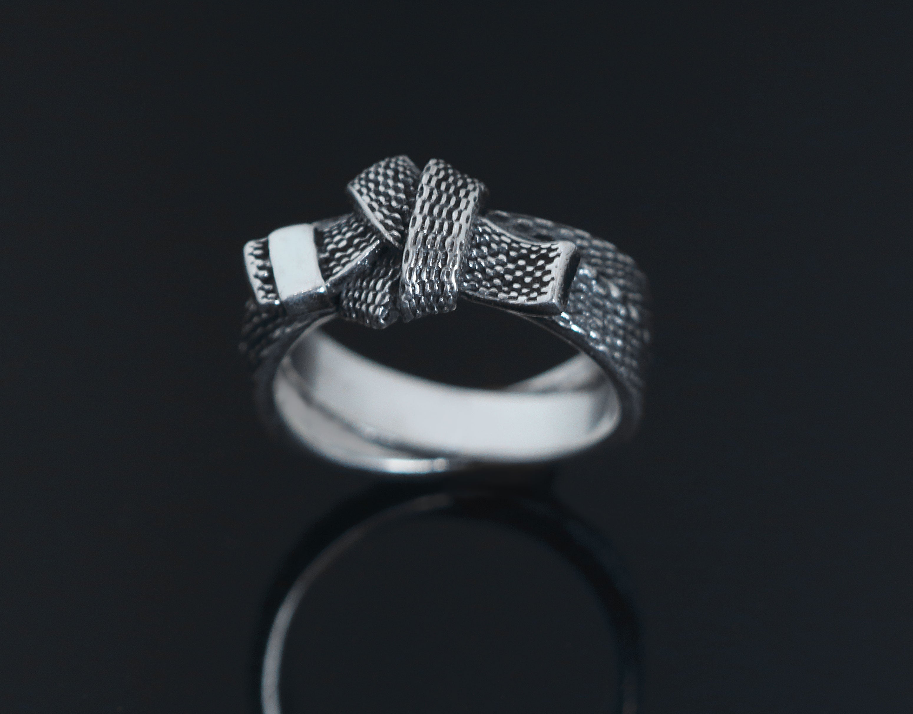 Bague d'art martial en argent