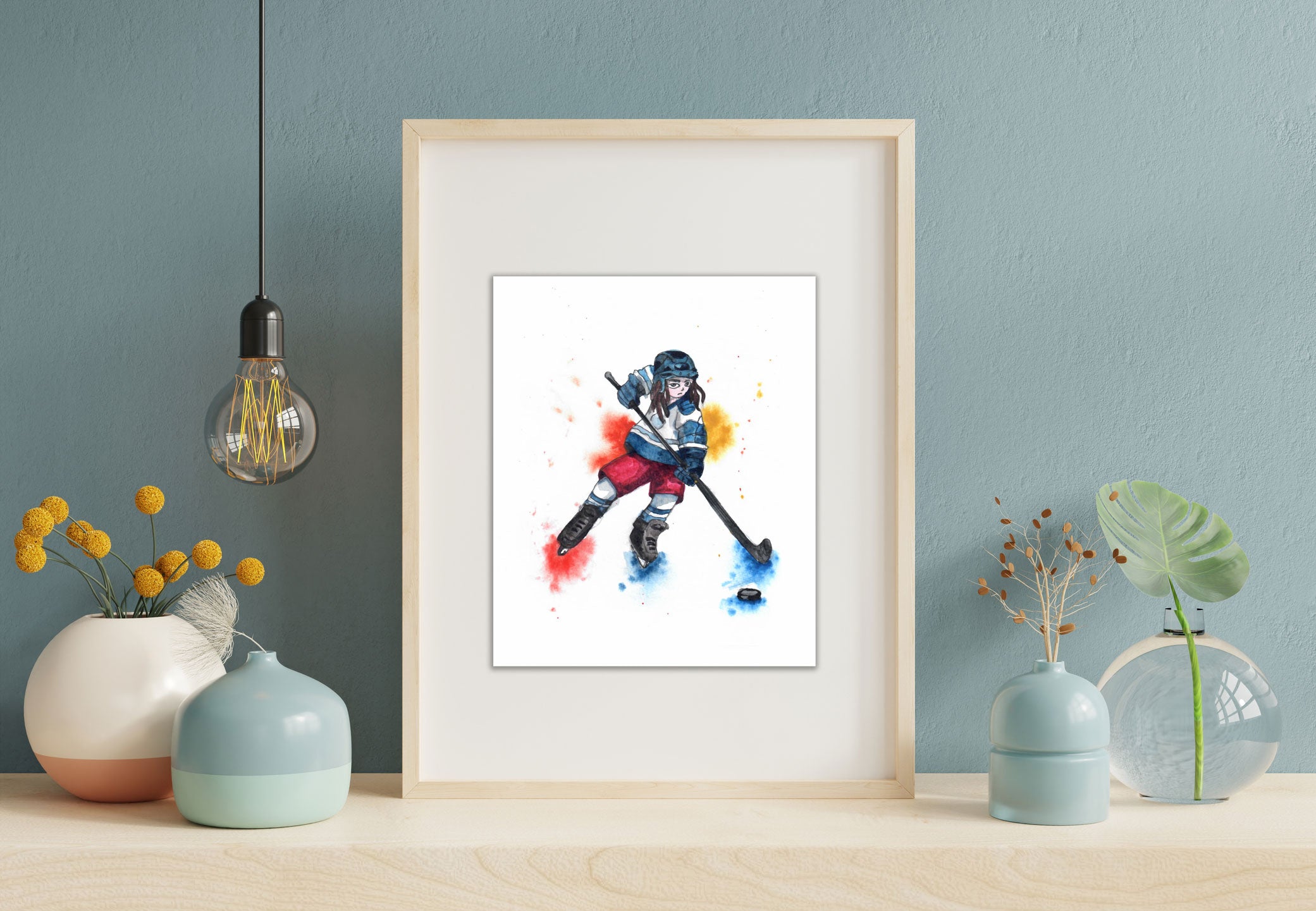 Fille de hockey