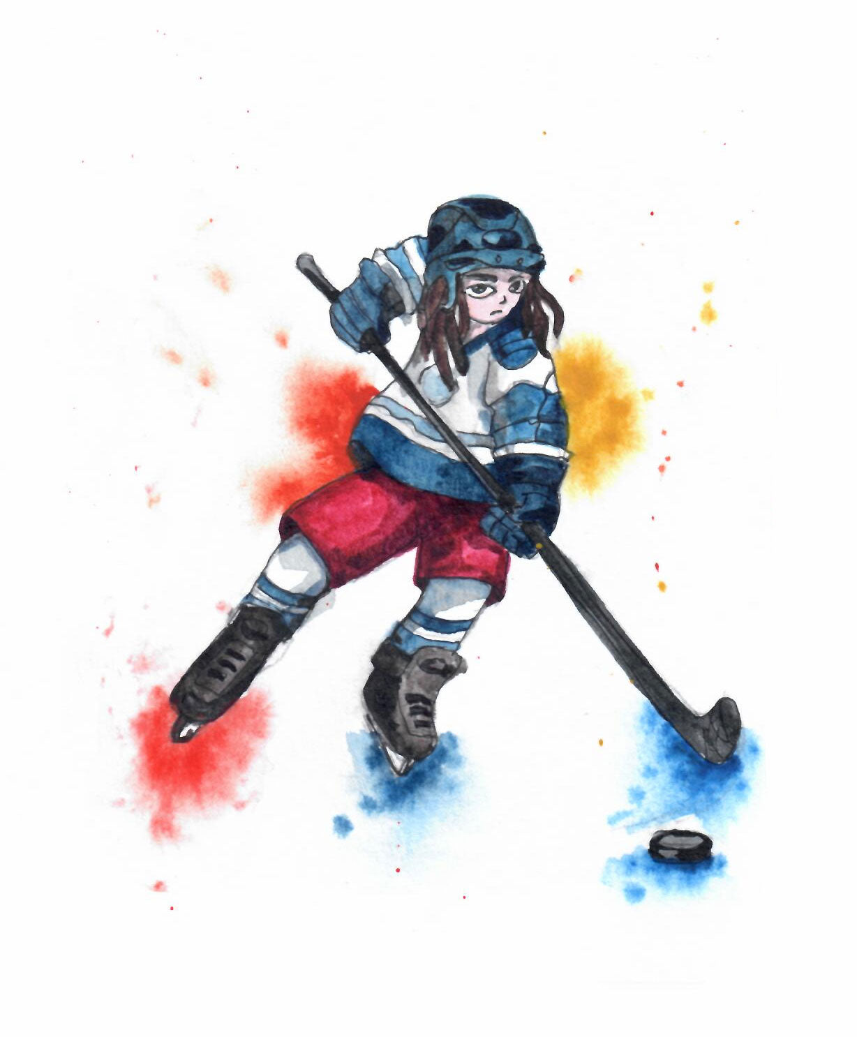 Hockey girl