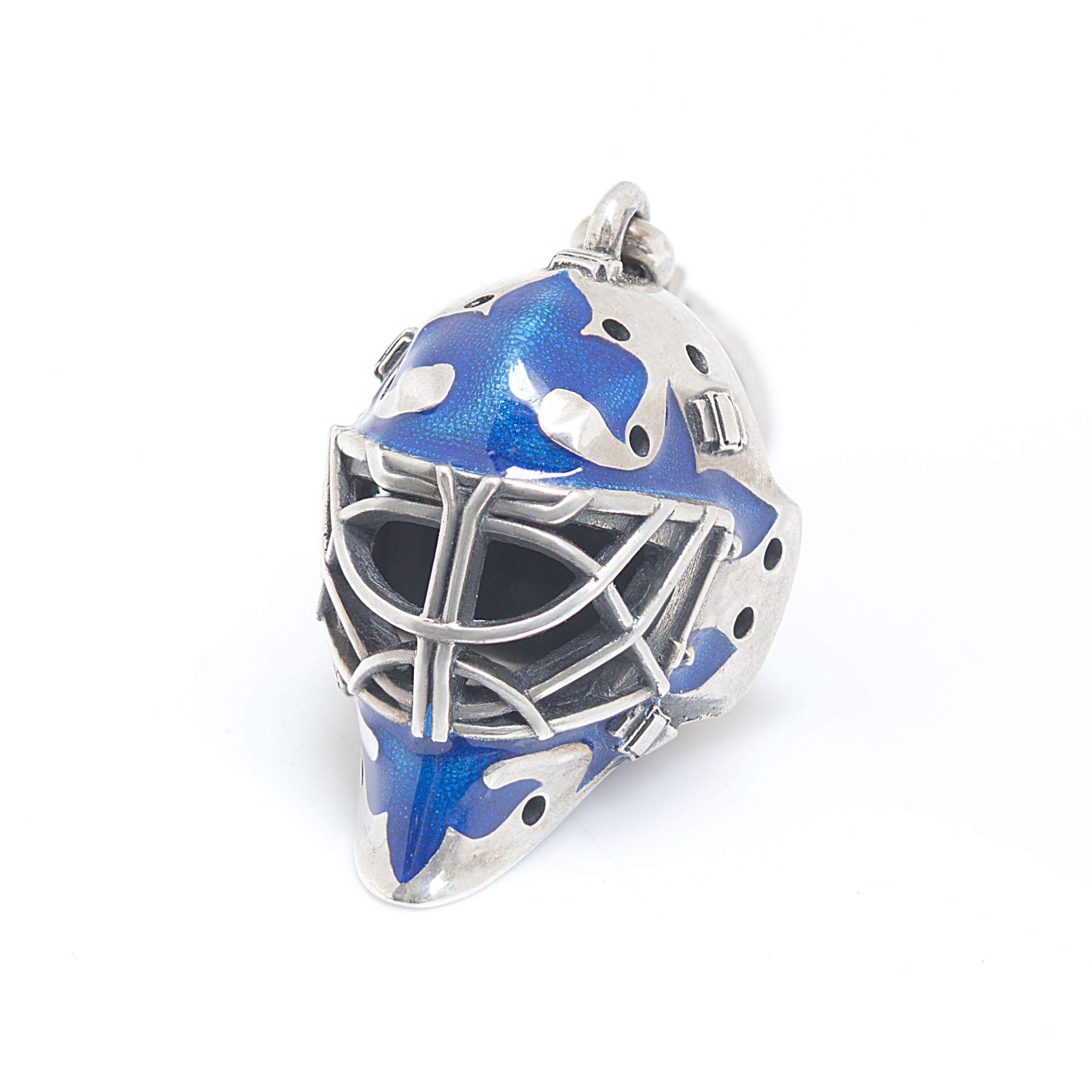 Quebec Hockey Goalie  Helmet Pendant